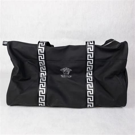 versace parfums duffle bag fake|versace signature belt bag.